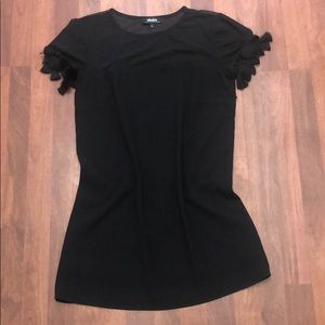Black Tassle Dress - Size L